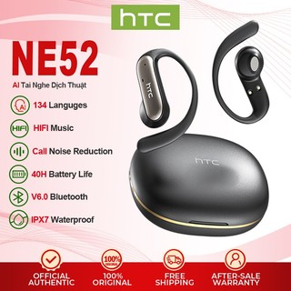   Mới 2025  Tai nghe dịch thuật AI HTC NE52 360°Tai nghe Bluetooth ACS V6.0 HIFI Chất lượng âm thanh Cuộc gọi Khử tiếng ồn Tai nghe không dây 