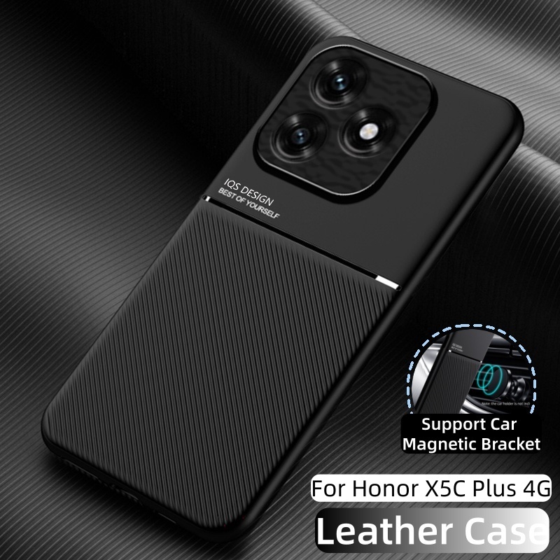 Ốp điện thoại cho Honor X5C Plus 4G HonorX5CPlus X5C + X5CPlus Vỏ điện thoại từ tính cổ điển tối giả