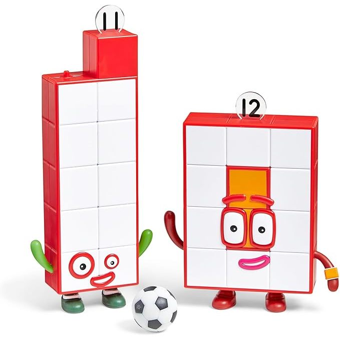 Hand2mind Numberblocks Bạn bè Mười một và mười hai nhân vật, Số dành cho trẻ mới biết đi, Đồ chơi to