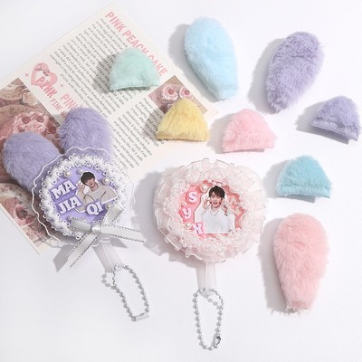 Bông tai thỏ hai mặt Polyester - Trang sức handmade dễ thương