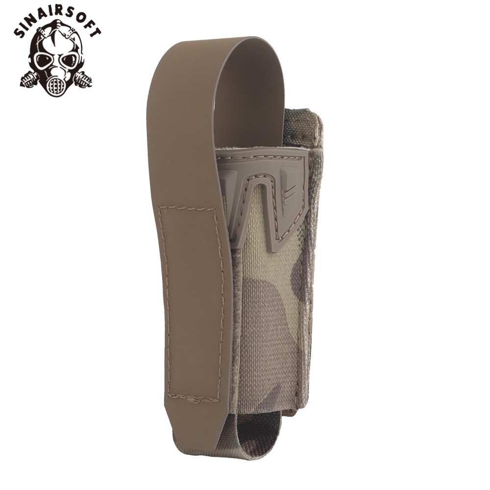 SINAIRSOFT K-type 9mm / 45acp Túi từ tính đàn hồi chiến thuật MOLLE Phát hành nhanh Túi Mag đơn
