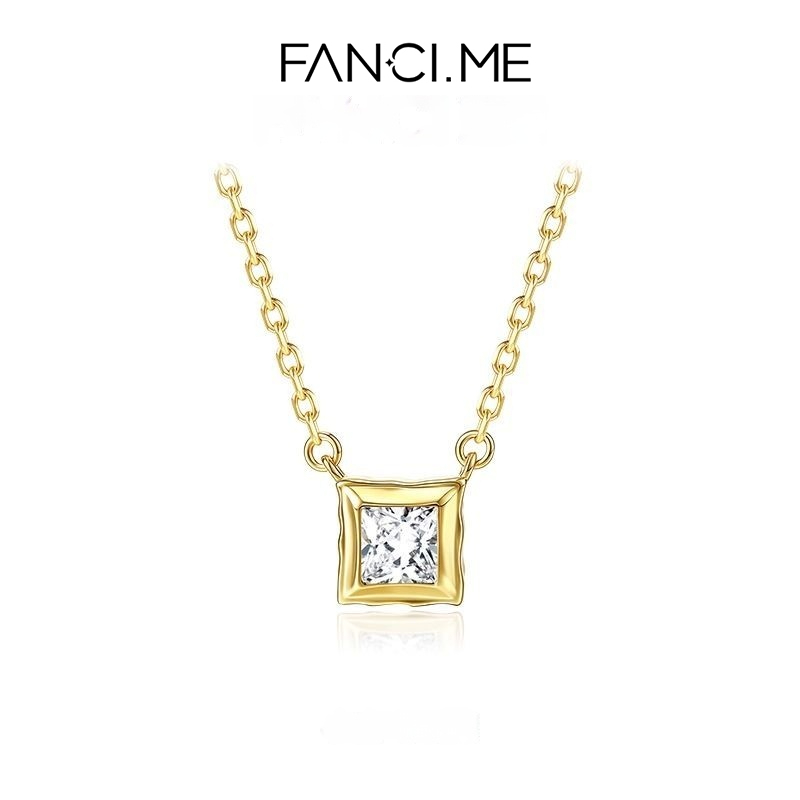 Fanci me Sweetheart - Trang sức bạc hình vuông thời trang, quà tặng thanh lịch cho nàng