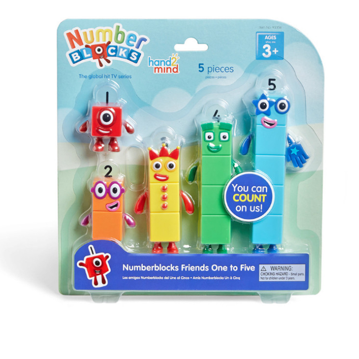 [3 tuổi trở lên] Khối số 1-5 nhân vật (Numberblocks: 1-5 nhân vật) [Hand2Mind]