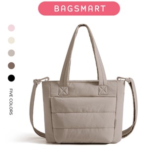 BAGSMART Túi Đeo Vai Thời Trang Puffy Túi Đeo Ngang Túi Xách Nữ Túi Tote Chống Thấm Nước Cho Du Lịch Ngoài Trời Làm Việc Đại Học