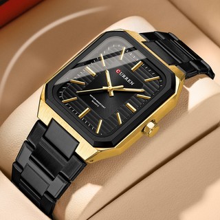  Curren Đồng Hồ quartz Dạ Quang Chống Thấm Nước 8457x Bằng Thép Không Gỉ Phong Cách retro 