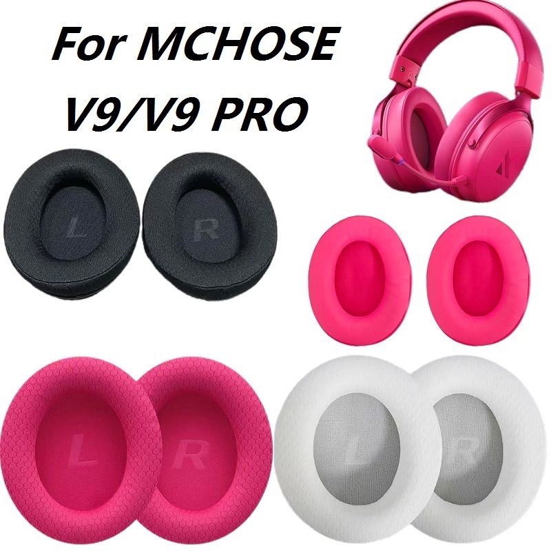 Miếng Lót Tai Chính Hãng Cho MCHOSE V9 / V9 Pro Tai Nghe Chơi Game Thay Thế Nâng Cấp Lưới Bịt Tai Gố