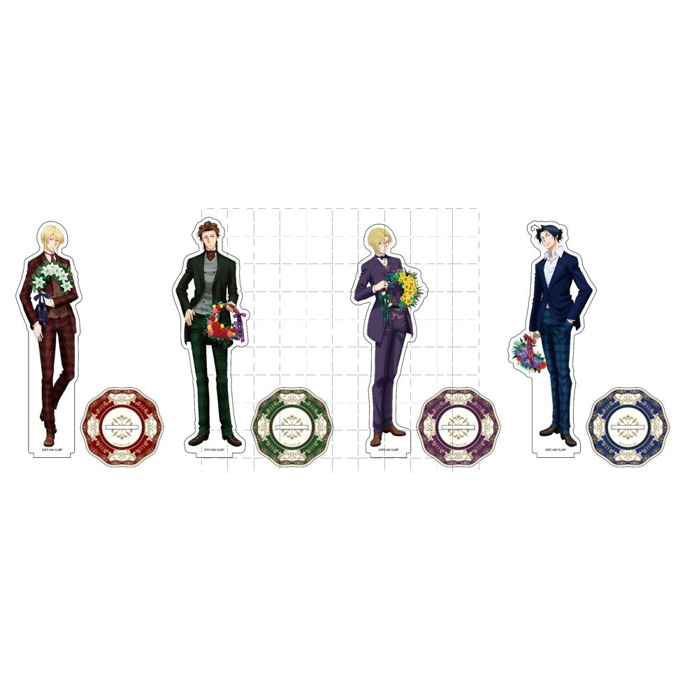 Bộ hình đứng Acrylic Anime - Moriarty the Patriot - William James Moriarty Anime Merch