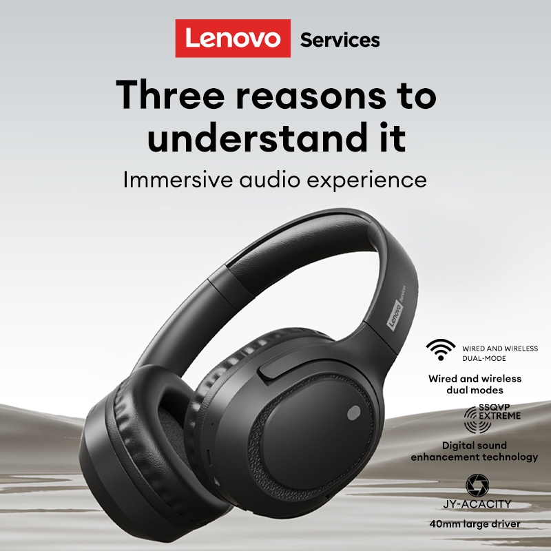Tai nghe Bluetooth Lenovo ls103 Khử tiếng ồn Tuổi thọ pin dài thông minh có micrô V6.0 | BigBuy360 - bigbuy360.vn