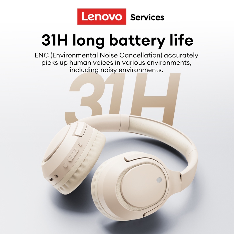 Tai nghe Bluetooth Lenovo ls103 Khử tiếng ồn Tuổi thọ pin dài thông minh có micrô V6.0 | BigBuy360 - bigbuy360.vn