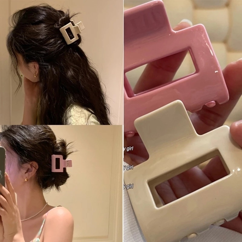 🍭Candy🍭Kẹp tóc mini hình vuông phong cách hàn quốc dễ thương, chất lượng cao cho nữ