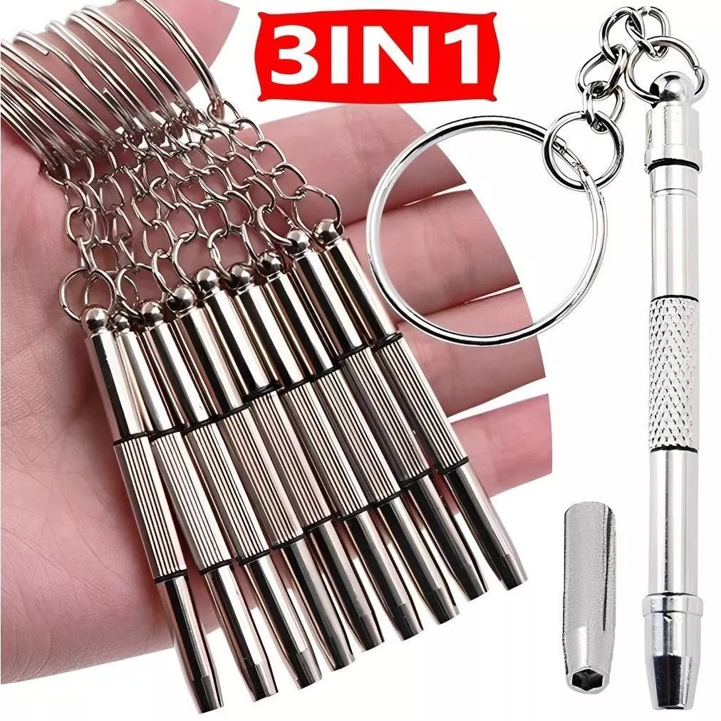 🍭Candy🍭Tua vít 3 trong 1 tiện Tuốc nơ vít kính loại B Công cụ sửa chữa đồng hồ kính đa năng mini