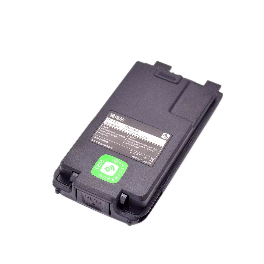 Bộ pin Quansheng Li-ion DC 7.2V 1500mAh có kẹp đai cho TG-K4AT K2AT TG-93A TG-45AT 42AT 22AT 46AT Ph