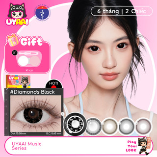 [Mắt to 15MM] UYAAI 1 Cặp Kính Áp tròng MCK1 màu sắc cho mắt Học sinh làm đẹp tự nhiên DIA 15MM