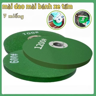  7 Miếng Mài Kim Loại Dày 6mm Gắn Máy Mài Góc  Đá Mài Dao Kéo Mài Dao Kéo Bộ Mài Cắt Mini Dung Cụ Mài Dao 