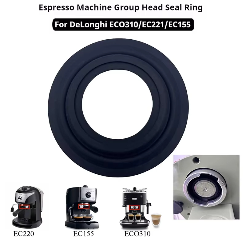 Silicone Nhóm Đầu Niêm Phong Gioăng Cho DeLonghi ECO310 / EC155 / EC221 Máy Espresso Thay Thế Nhóm Đ