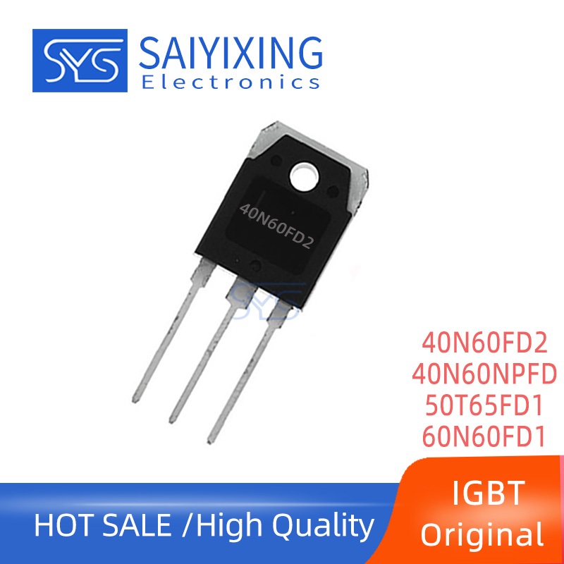 2 Chiếc IGBT 40N60FD2 50T65FD1 60N60FD1 40N60NPFD TO-3P Ống Điện SGT40N60FD2PN SGT50T65FD1PN SGT60N6