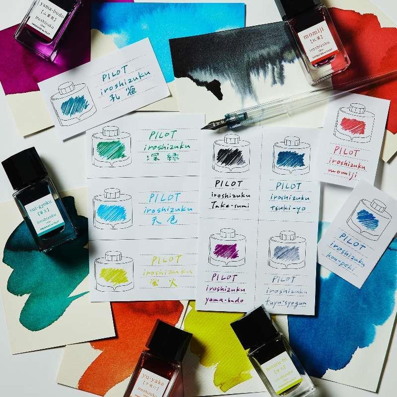 Nhật Bản Nhật Bản PILOT PILOT Màu Non-Carbon Bút Chống Khóa iroshizuku Bút Màu Mực 15ml