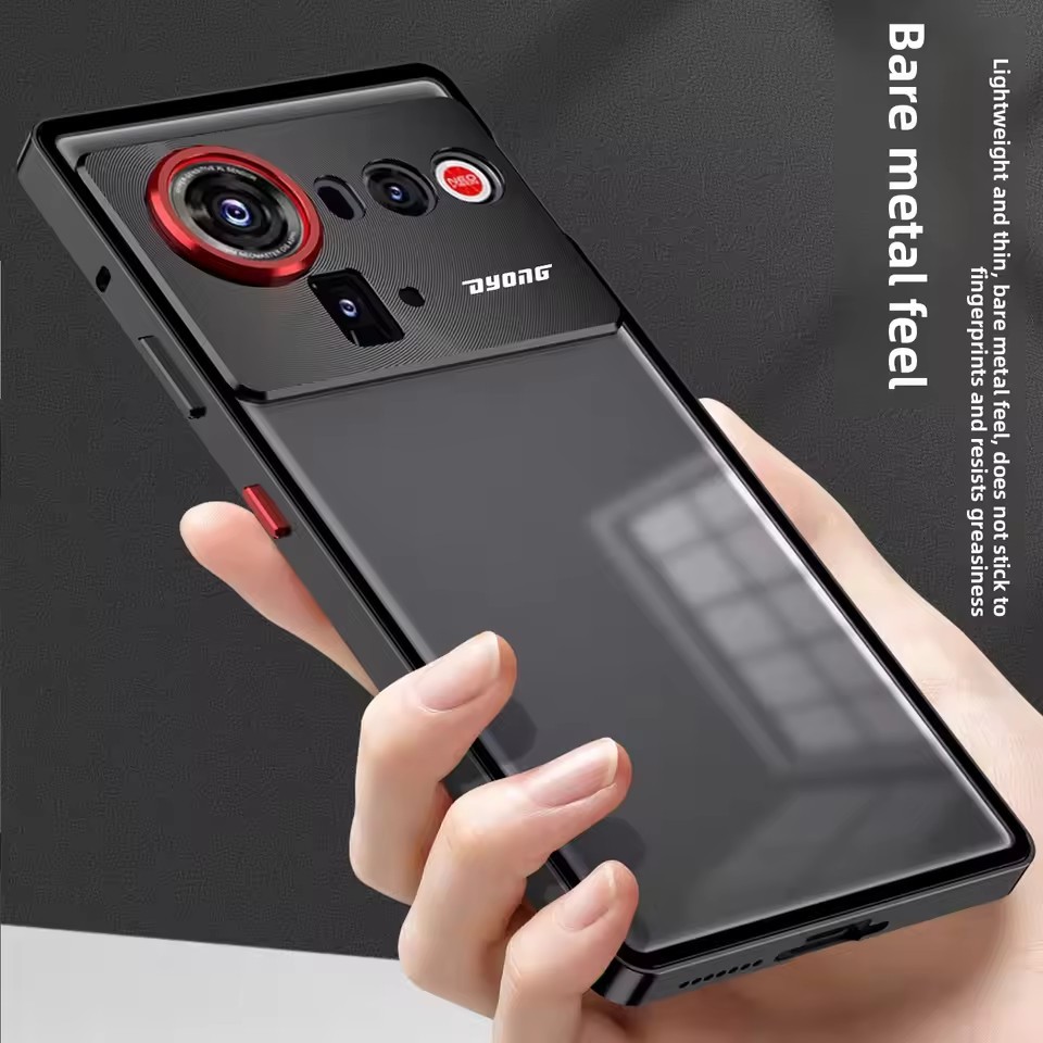 Dành Cho ZTE Nubia Z70 Z80 Ultra z70s Z60 Z60S PRO Ốp Lưng Hàng Đầu Hợp Kim Nhôm Khung Kim Loại Acry