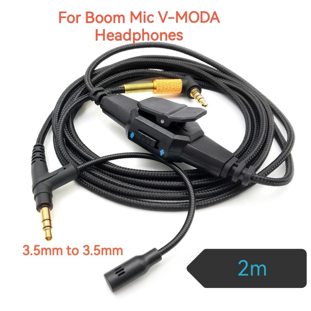 Boom Micro V-MODA Trò chơi máy tính Tai nghe chơi Game Cáp tai nghe chơi Game