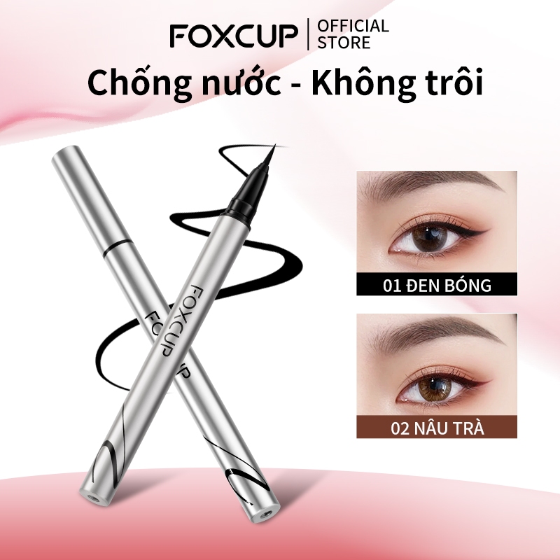 Bút Kẻ Mắt FOXCUP Bút Chì Chống Thấm Nước Chống Mồ Hôi Chống lem Màu Lâu Dài