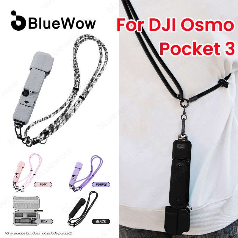 Ốp Silicon BlueWow Cho DJI Osmo Pocket 3 Tay Cầm Máy Ảnh Gimbal Cầm Tay Vỏ Chống Trầy Xước Vỏ Bảo Vệ Mềm Nắp Ống Kính Vỏ Chống Va Đập Cho Túi 3 Phụ Kiện