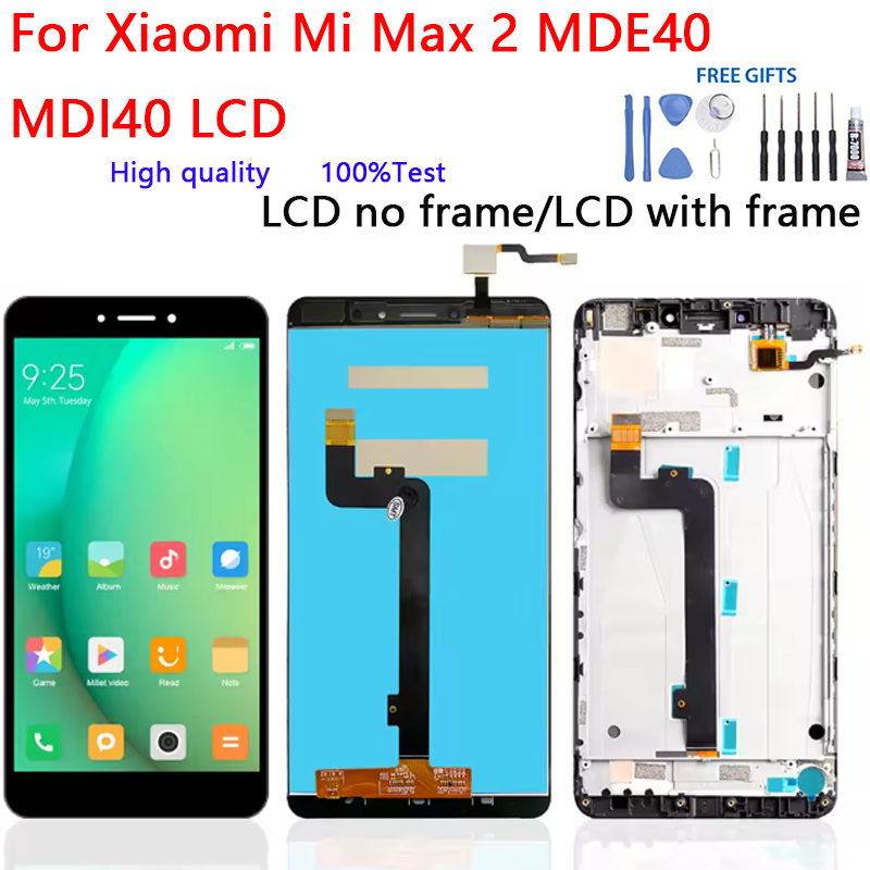 Màn Hình Cho Xiaomi Mi max 2 MDE40 MDI40 Màn Hình LCD Bộ Số Hóa Màn Hình Cảm Ứng Cho Xiaomi Mi max2 