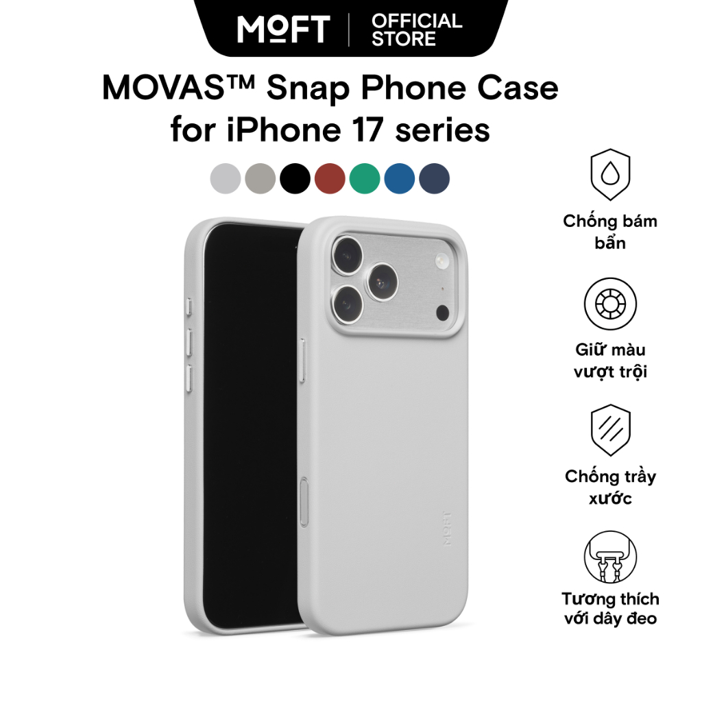【NEW】MOFT Ốp điện thoại MOVAS™ Snap cho iPhone Air/17/17 Pro/ 17 Pro Max