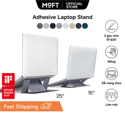 MOFT  Đế Laptop Gen 2 Keo Thông Gió Nhiệt Và Laptop 11.6-15.6 Inch Có Thể Tái Sử Dụng MS006