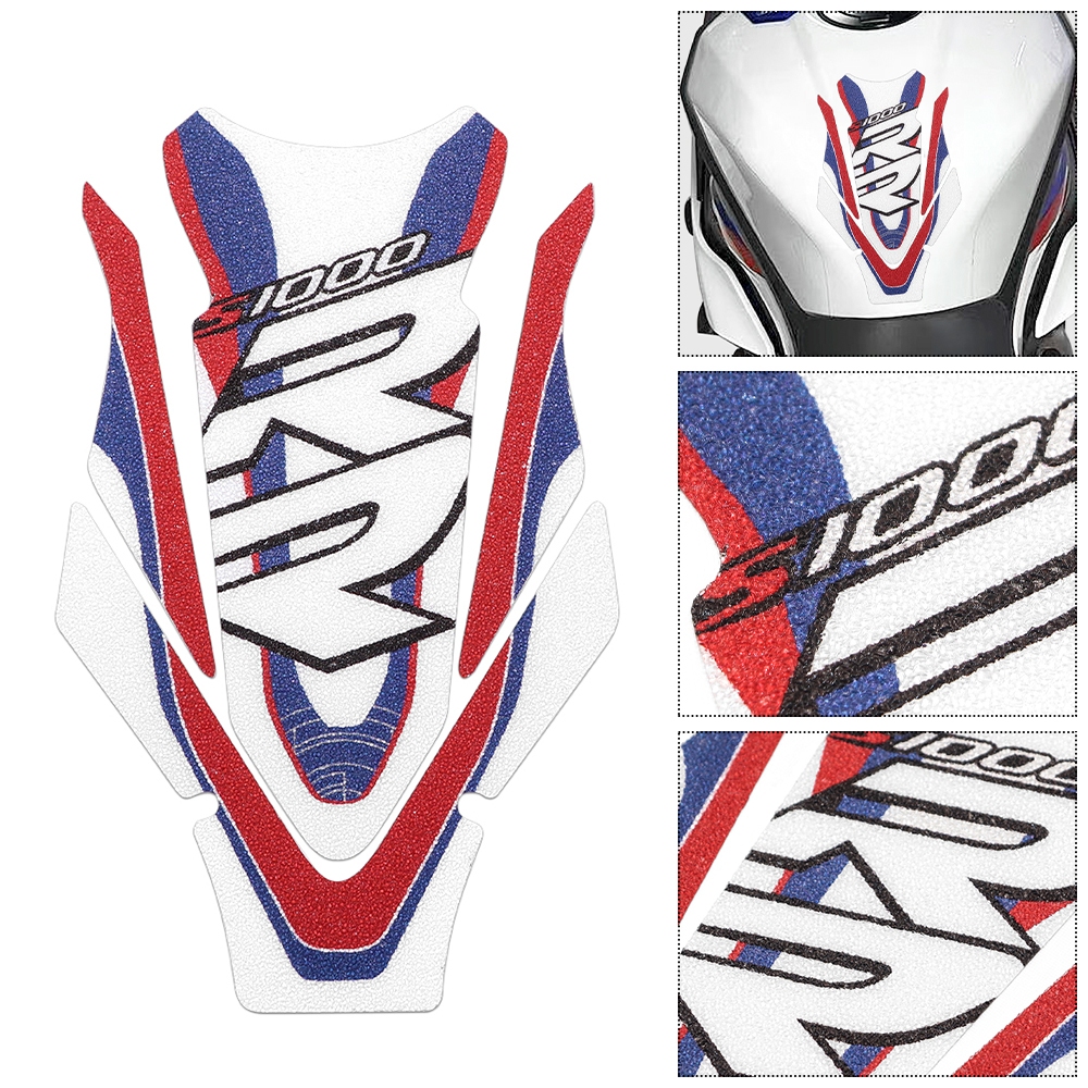 Mờ Xe Máy Bình Nhiên Liệu Miếng Lót Miếng Dán Tankpad Bảo Vệ Đề Can Phù Hợp Cho Xe BMW S1000RR S 100