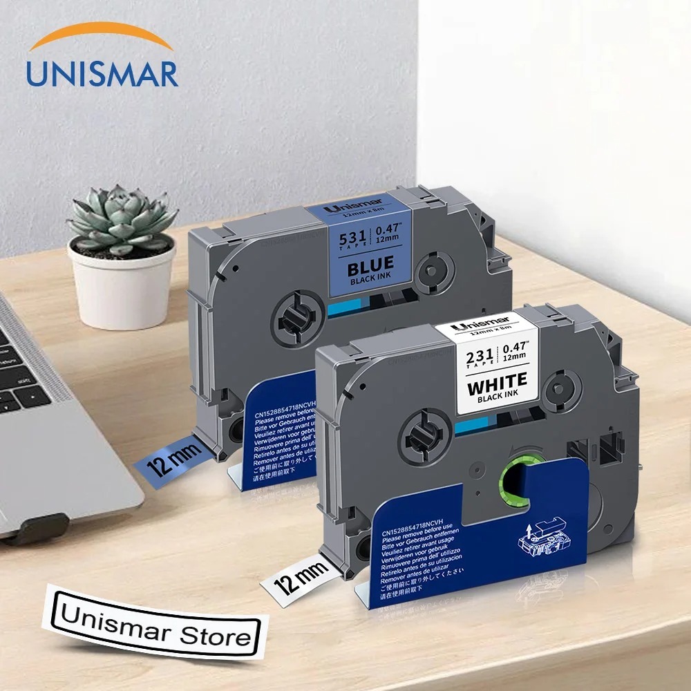 Tương thích Brother Label Tape TZe-231 tze231 cho Brother P-Touch Label Printer PT-H110 PT-D450 PT-D