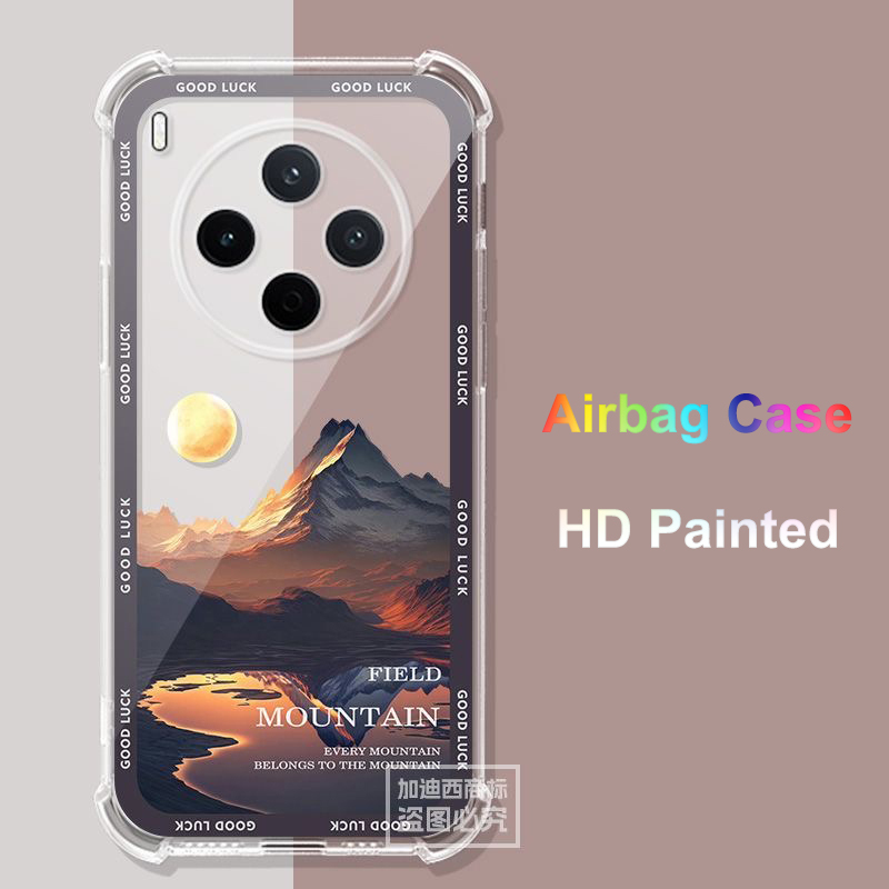 Dành Cho Vivo Y500 Pro Pha Lê Dành Cho VivoY500 Pro AirBag Bảo Vệ Mặt Sau Mờ Cho Vivo Y500Pro Bao Y5