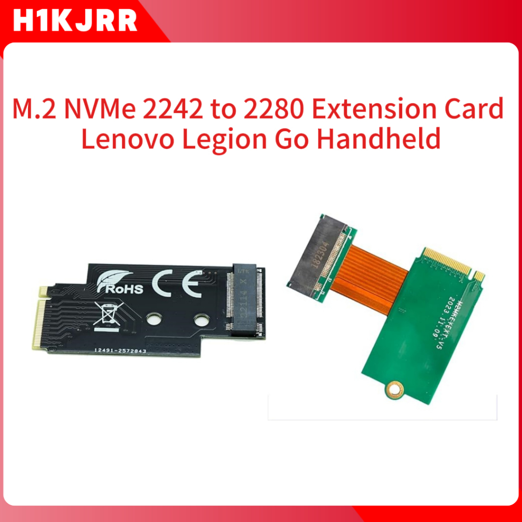 Thẻ mở rộng M.2 NVMe 2242 đến 2280 cho Lenovo Legion Go Cầm tay, Bộ chuyển đổi SSD PCIe 4.0 Nâng cấp