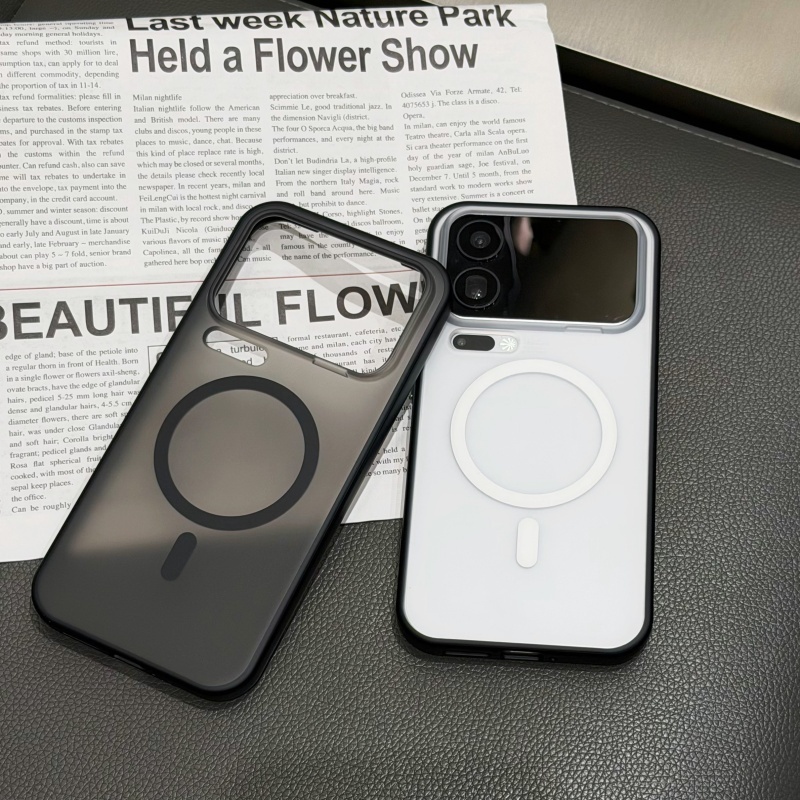 Tương thích cho Xiaomi 17 Pro Max Ốp lưng PC mờ 2 trong 1 Hybrid Matte Vỏ từ tính sạc cứng