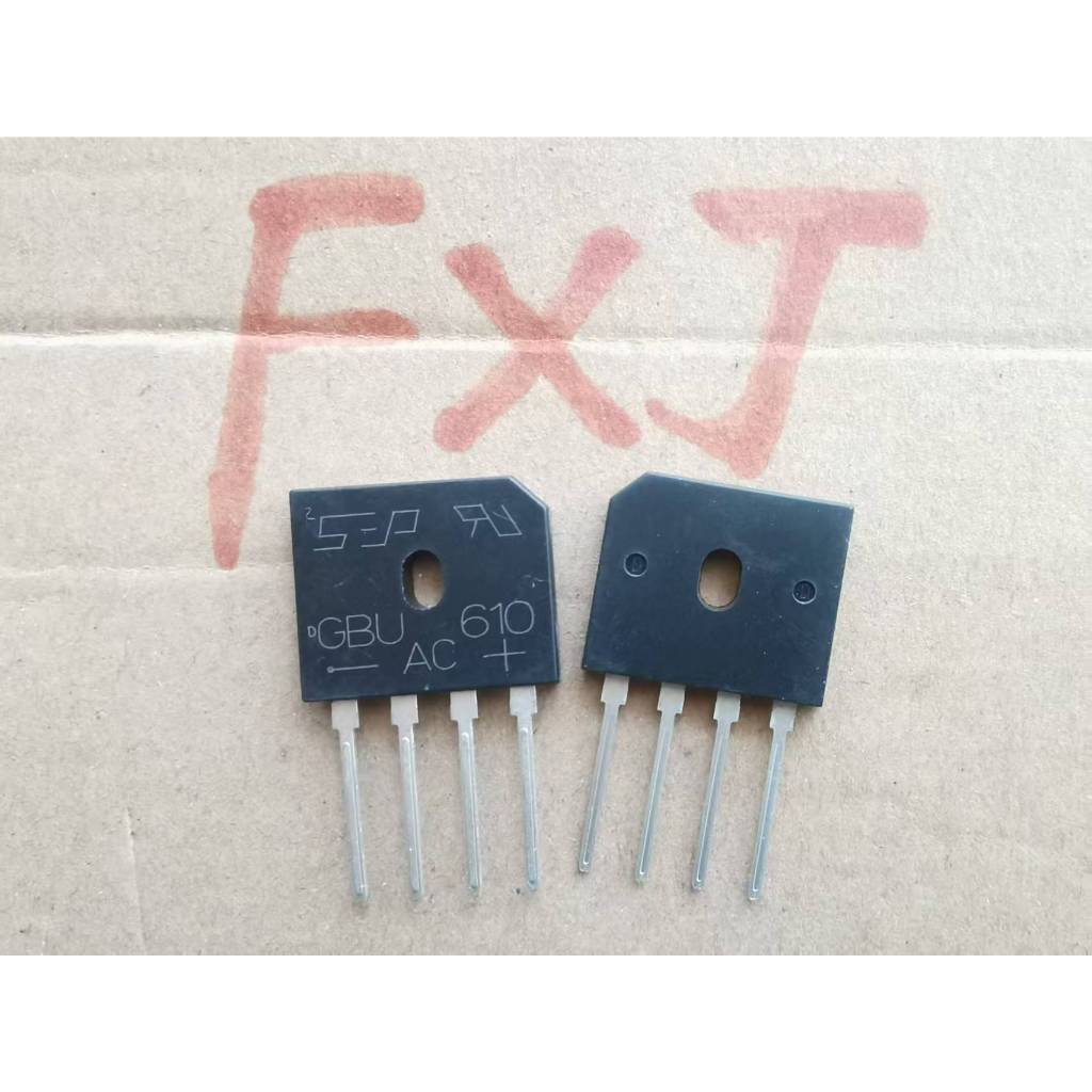 ((5 Cái) GBU406 GBU410 GBU608 GBU610 GBU806 Chỉnh Lưu Cầu Ngăn Xếp GBU808 GBU810 GBU1010 GBU1510 GBU