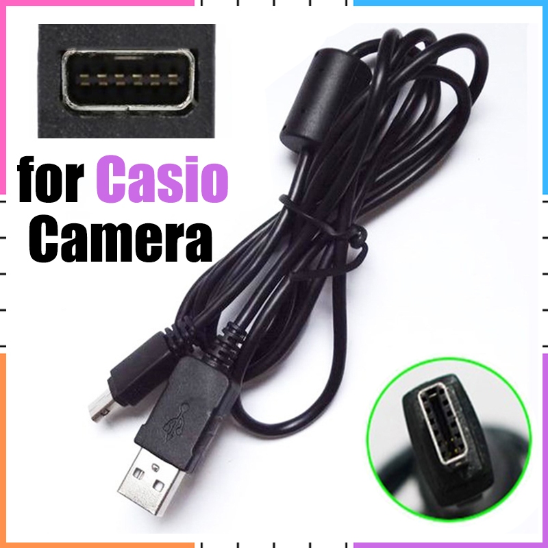 [Sẵn Sàng] Cáp Sạc USB Dữ Liệu 12Pin Cho Casio Exilim EX-ZR20 ZR200 Z3000 ZR300 ZR1500 EX-TR100 TR15