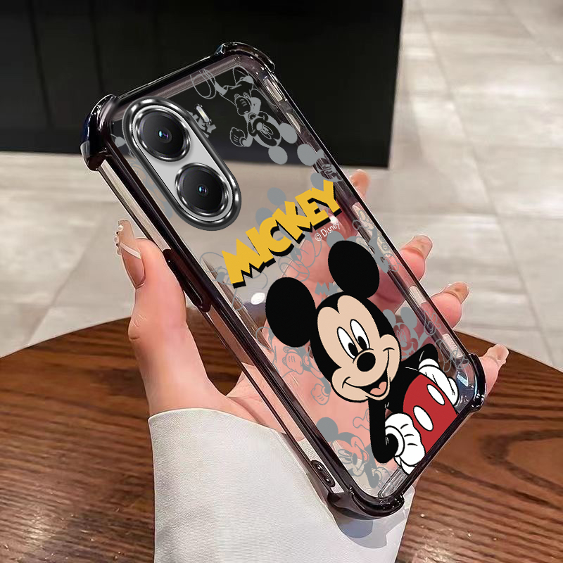 OPPO A6 5G A6 A6 x 5G A6x Air Cushion Mickey Ốp Mềm Màu Kẹo