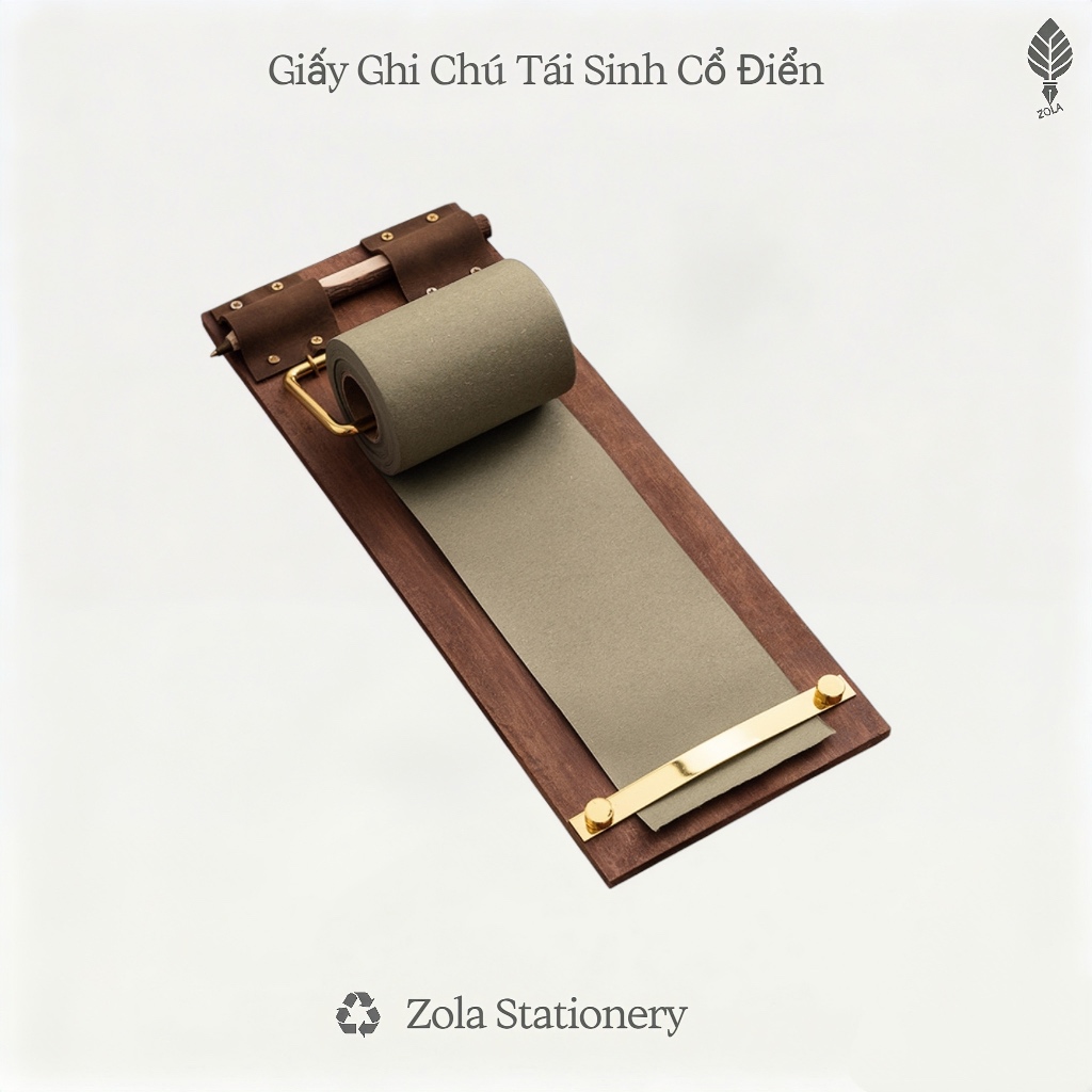 [Mẫu Mới 2026] Giấy ghi chú Vintage Retro có dây treo – Trang trí sổ tay Bullet Journal Aesthetic, T