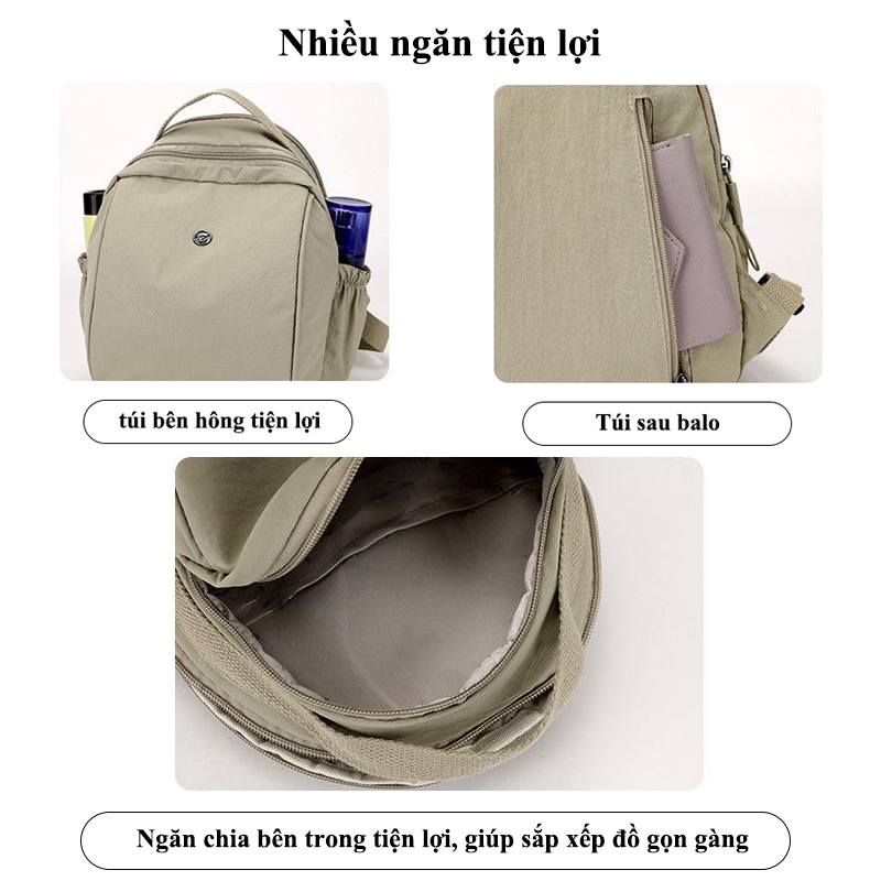 Balô nữ thời trang túi đeo vai nữ chống nước balo mini đẹp dung tích lớn đi học đi chơi | BigBuy360 - bigbuy360.vn