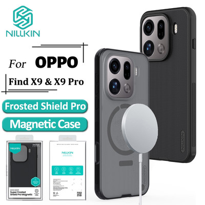 Ốp Điện Thoại Từ Tính Nillkin Cho OPPO Find X9 Pro X9 Ốp Lưng Siêu Mỏng Mờ Chống Vân Tay Và Thả Bảo Vệ