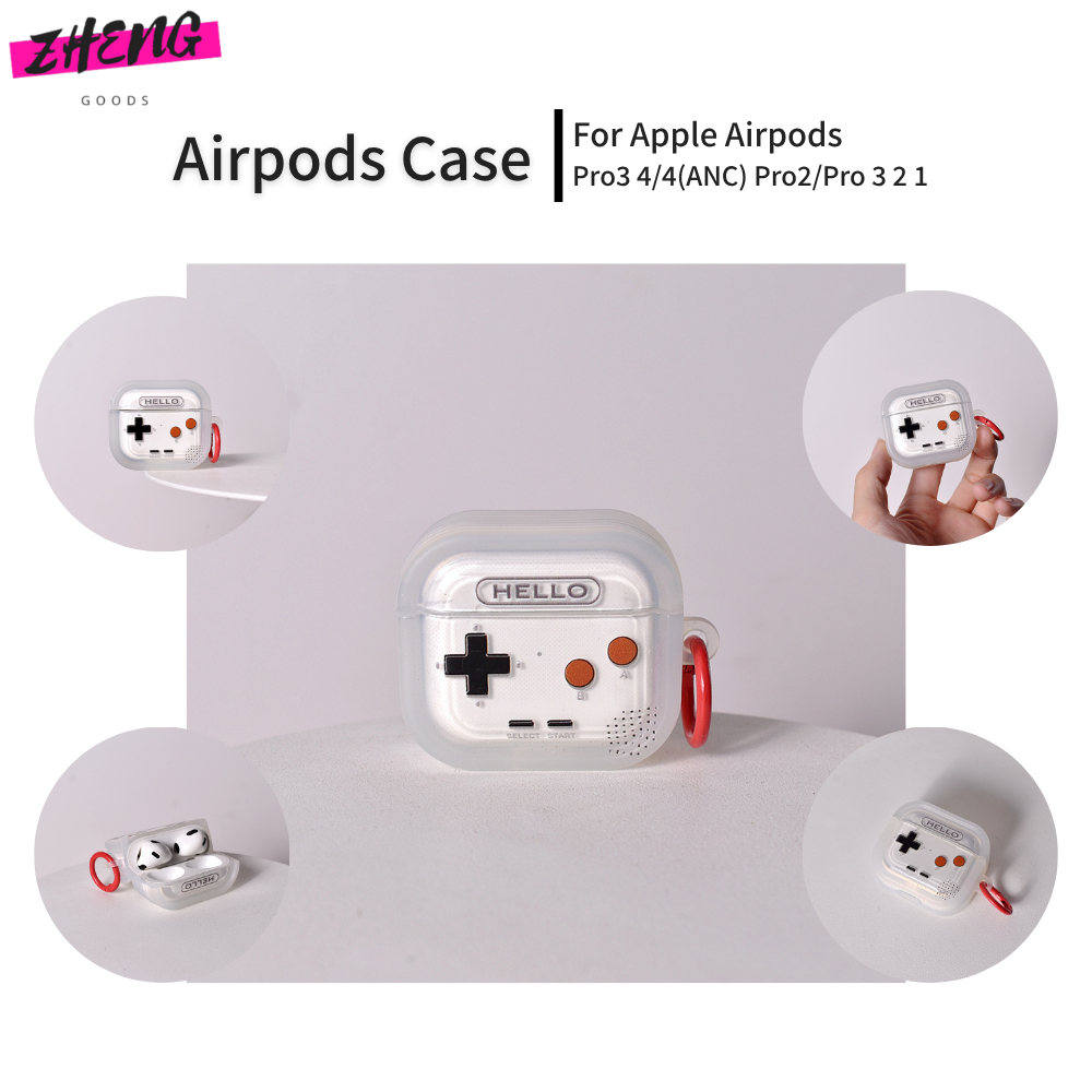 Chơi Game Retro Cho AirPods Pro3 Vỏ AirPods Pro2 Vỏ Tai Nghe Chống Sốc Cho AirPods Pro3 4 (ANC) 4 Pr