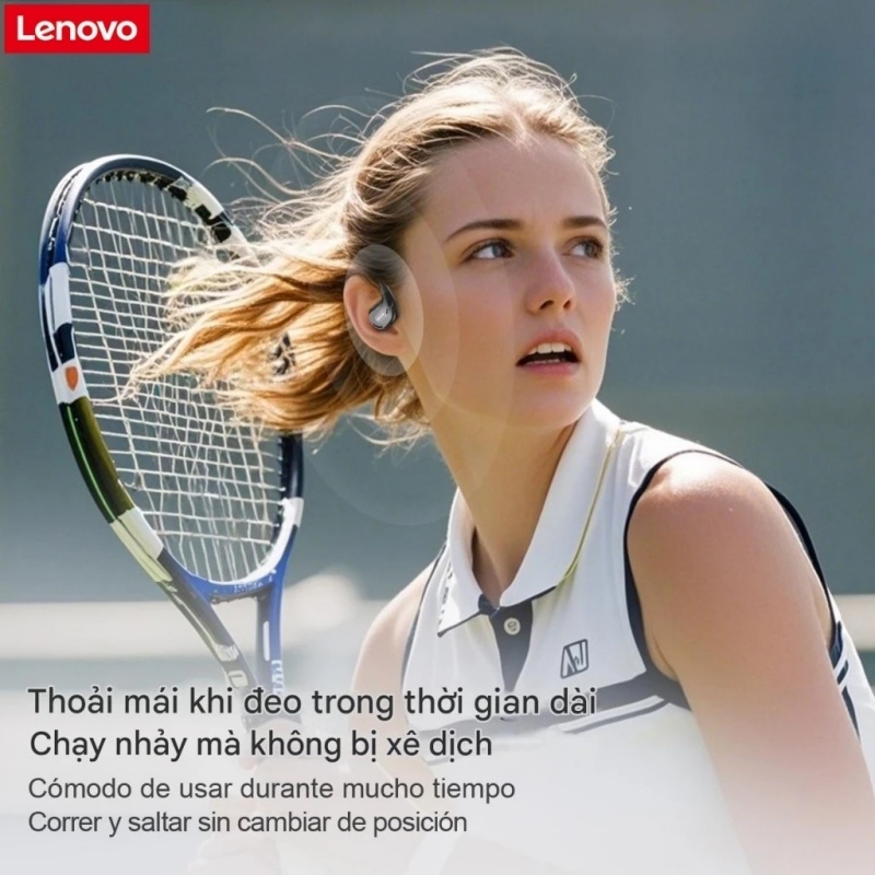 Lenovo EA110 Tai Nghe Bluetooth Pin Trâu Tai Nghe Không Dây Có Micrô Âm Thanh Nổi Siêu Kép Tai Nghe Chơi Game Thể Thao Bluetooth | BigBuy360 - bigbuy360.vn