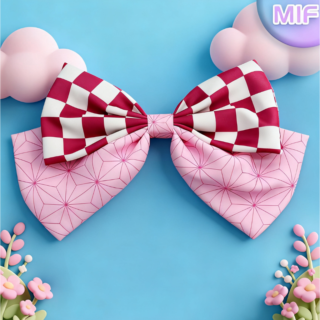 Demon Slayer Anime - Phụ Kiện Tóc Scrunchie Nezuko cho cosplay