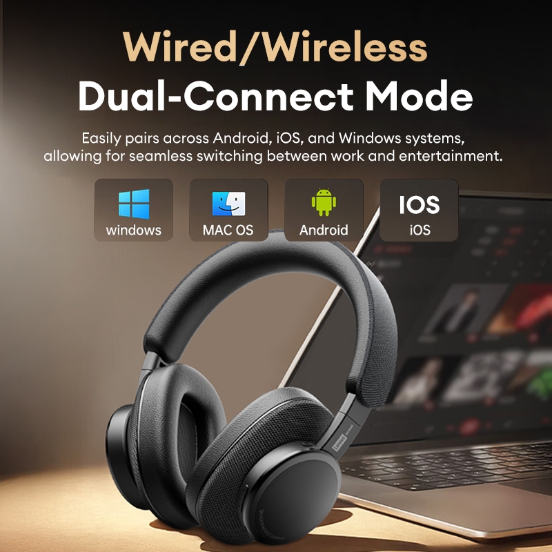 Lenovo LES-105 Bluetooth Headhones HIFI Chất Lượng Âm Thanh Toàn Cảnh Hiệu Ứng Âm Thanh Gọi Giảm Tiếng Ồn Pin Tuổi Thọ Dài HD Bluetooth 6.0 | BigBuy360 - bigbuy360.vn