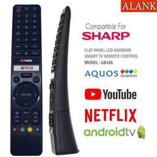 ALANK Remote điều khiển TiVi Smart Sharp LED / Android (YouTube / Netflix) - Không có chức năng điều khiển bằng giọng nói