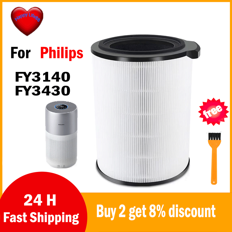 Dành Cho Philips AC3033 AC3036 AC3055 AC3058 Bộ Lọc HEPA Thay Thế Cho Mẫu FY3140 FY3430
