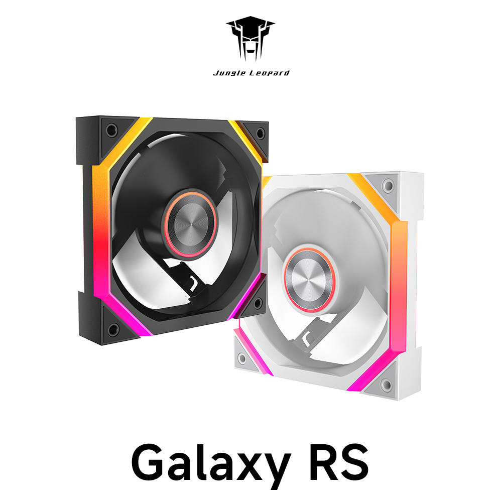 Quạt CPU Jungle Leopard cho Galaxy RS ARGB, 120mm, 2 mặt, hiệu ứng ánh sáng ARGB, đường nét thiết kế