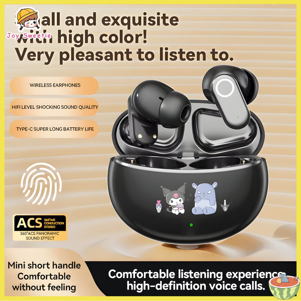 Tai nghe Bluetooth Sanrio J16 tuổi thọ pin dài không dây bán trong tai giảm tiếng ồn chất lượng âm t