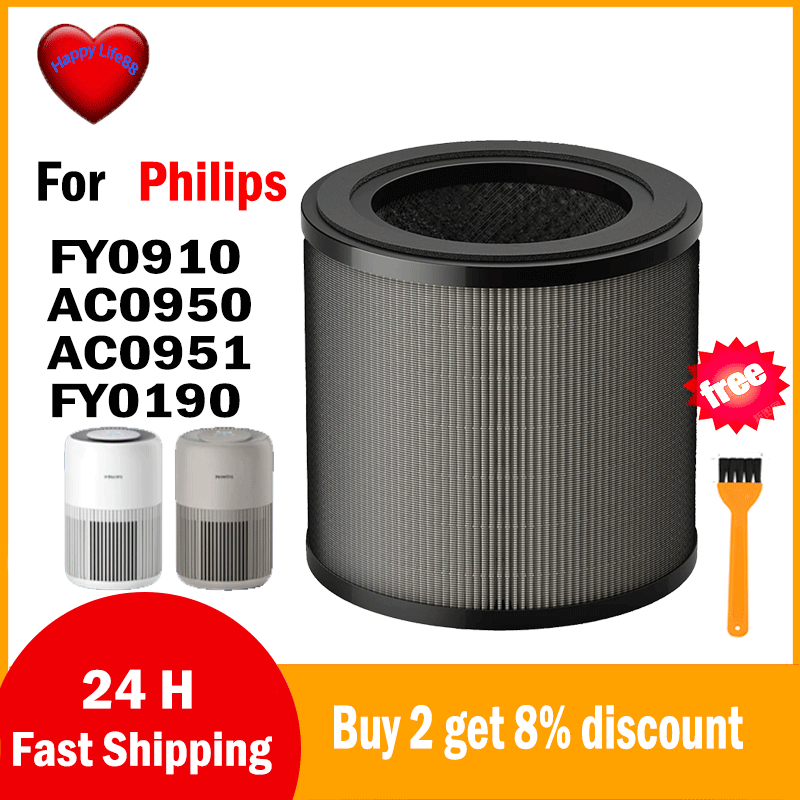 Tương thích với Bộ lọc không khí Philips AC0950 / AC0951 FY0910 FY0190 Series900