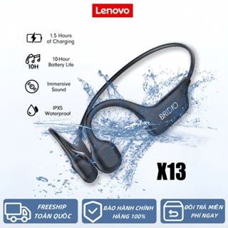 Lenovo Tai nghe Bluetooth dẫn truyền xương Bridio X13 IPX5 Tai nghe nhạc thể thao chống nước