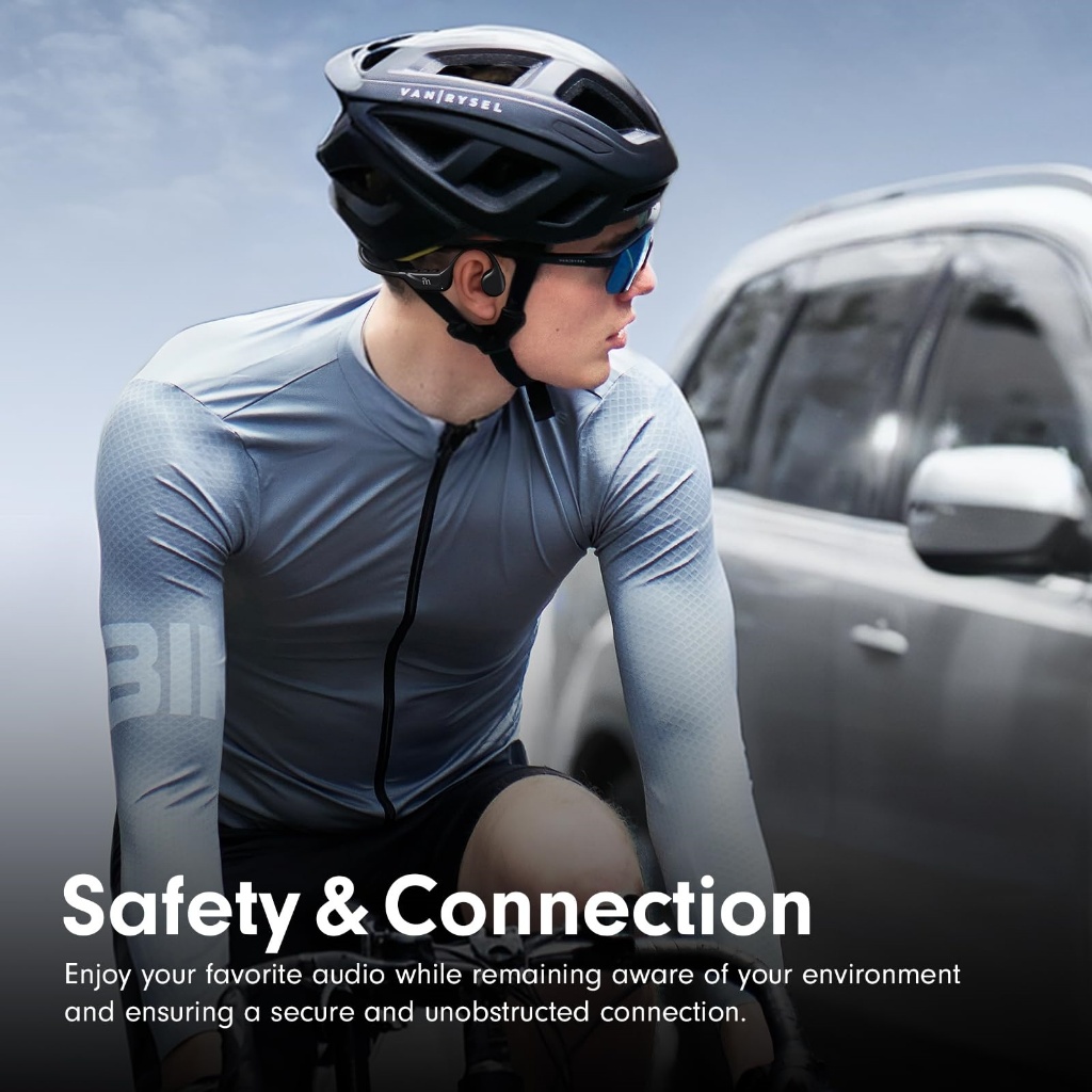 Lenovo Tai nghe Bluetooth dẫn truyền xương Bridio X13 IPX5 Tai nghe nhạc thể thao chống nước | BigBuy360 - bigbuy360.vn